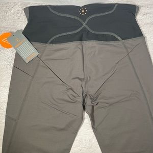 Copperlife Womens Gray Support Leggings Size L